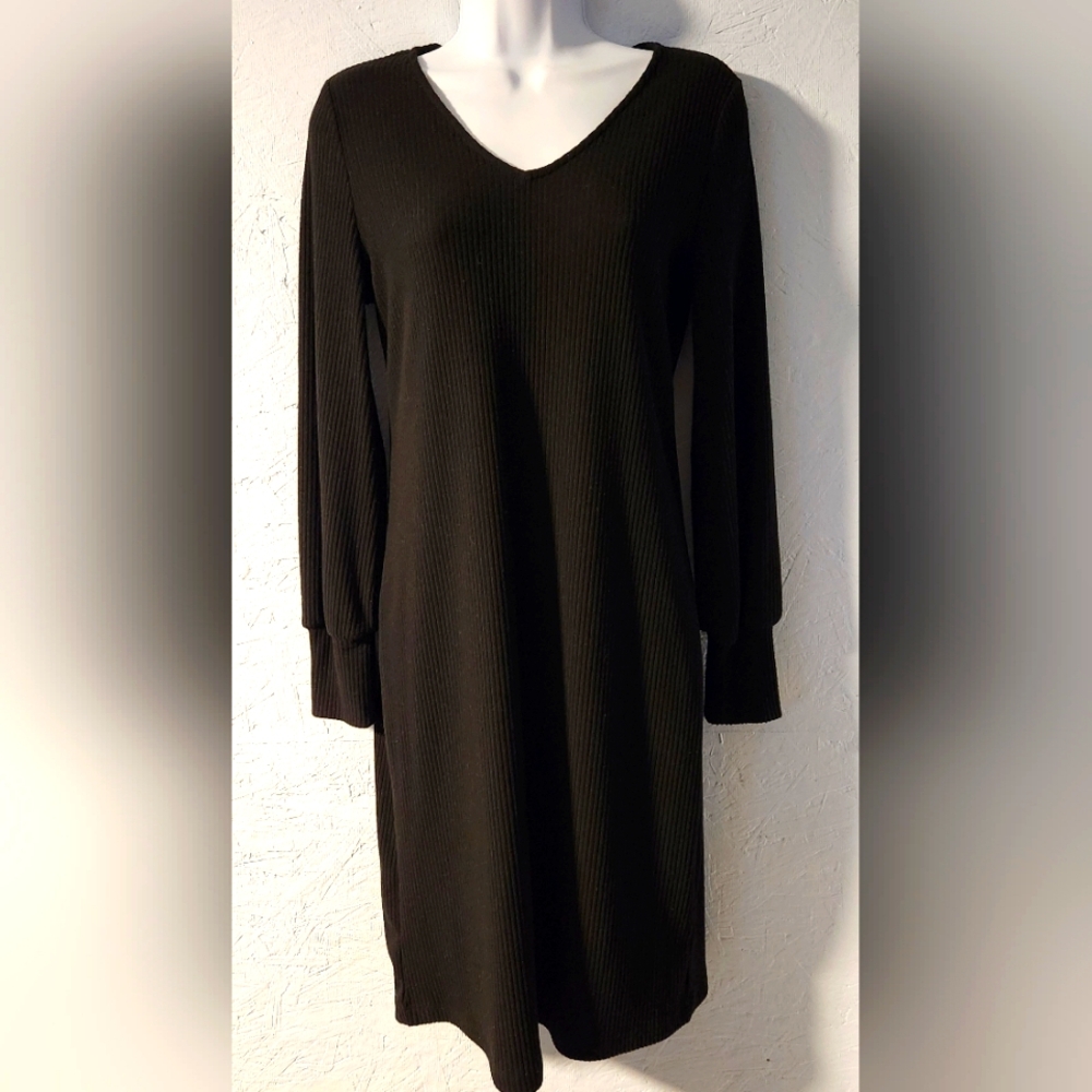 Old Navy Long-Sleeve Black Sweater Dress - Women's Size Small